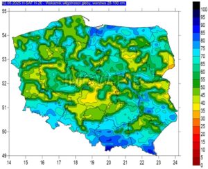 Wskaźnik wilgotności gleby w warstwie 28-100 cm